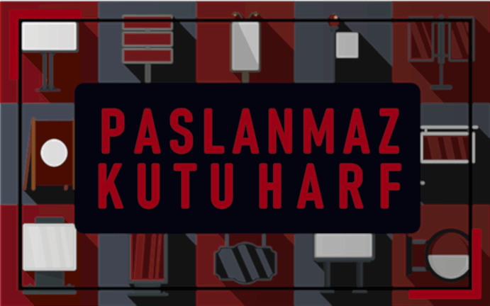 Ankara Baskı Merkezi 312Reklam PASLANMAZ KUTU HARF