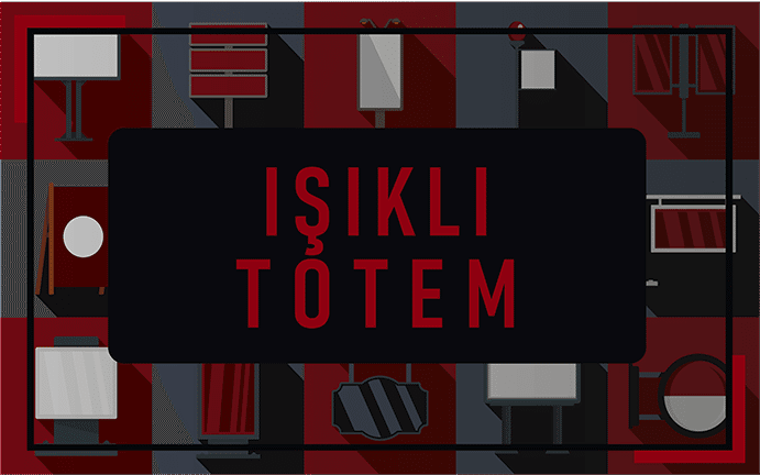 Ankara Baskı Merkezi 312Reklam IŞIKLI TOTEM