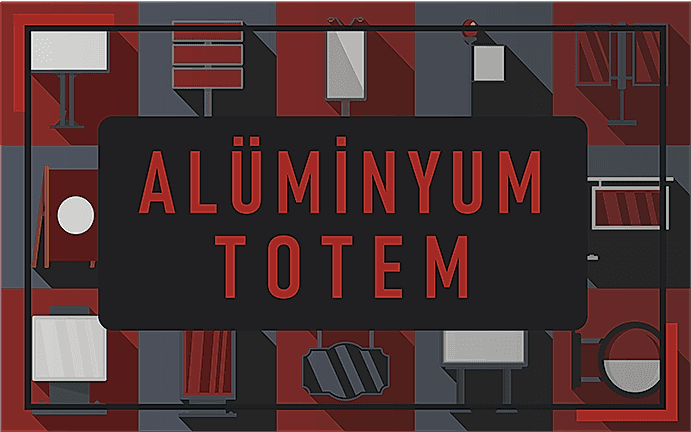 Ankara Baskı Merkezi 312Reklam ALÜMİNYUM TOTEM